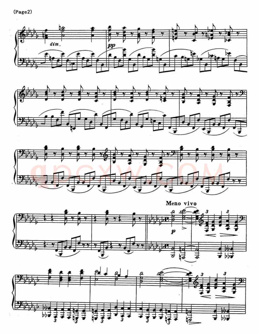 斯克里亚宾12首钢琴练习曲 Op8(No.7 Alexander Scriabin Etudes)