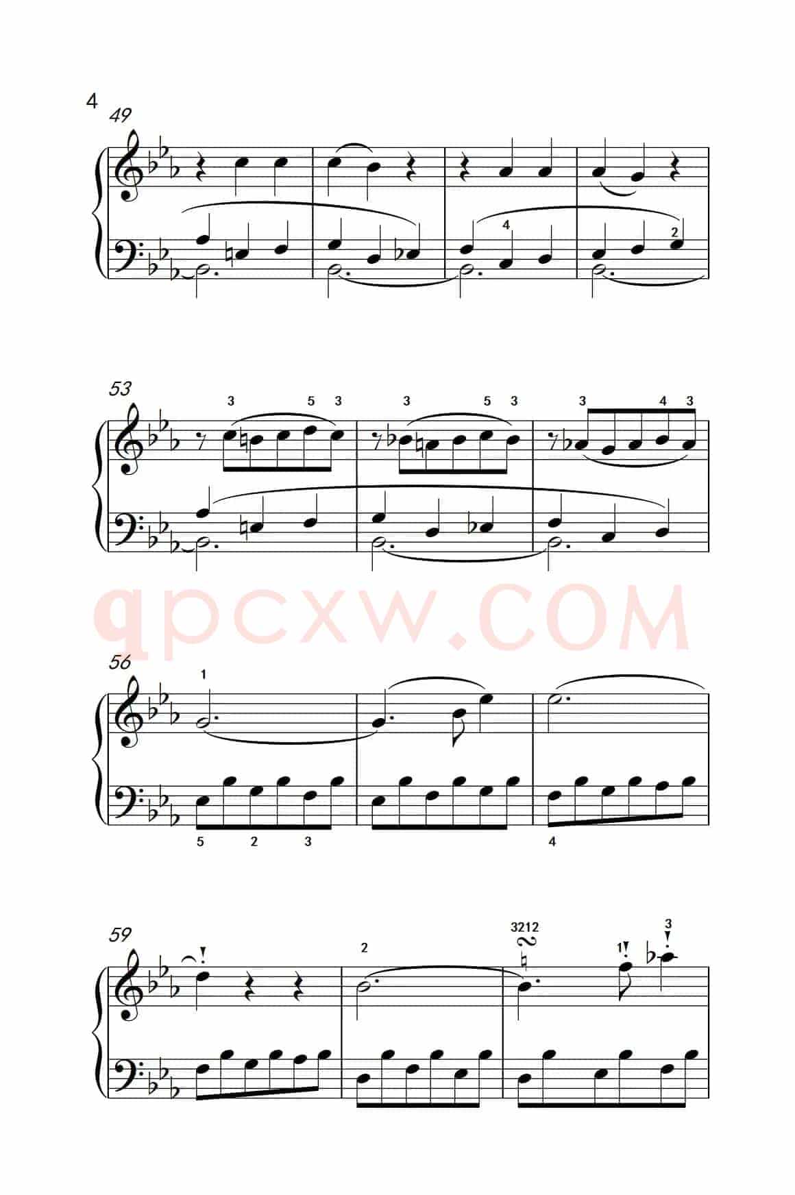 奏鸣曲 Opus 10 Nr.1 第一乐章（贝多芬奏鸣曲集 2）