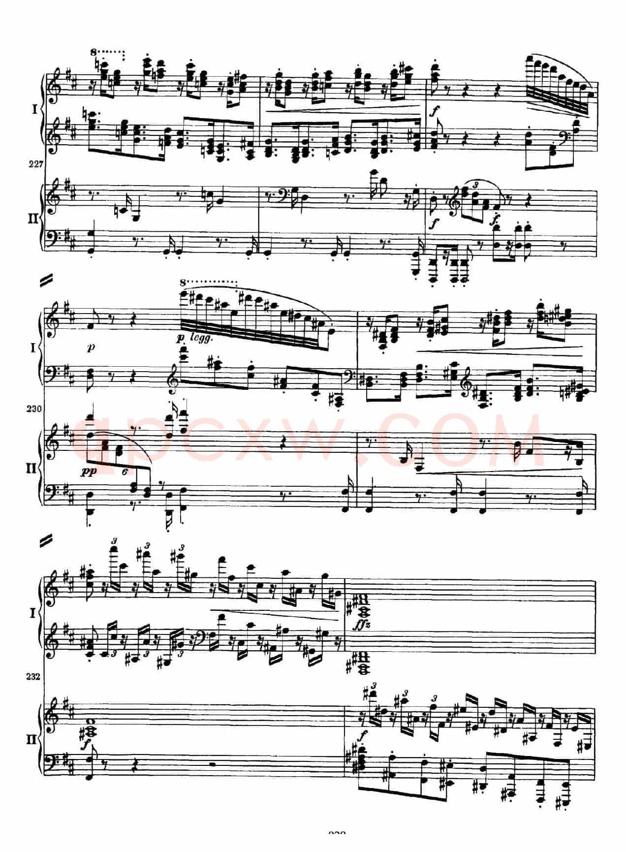降B大调第二钢琴协奏曲 （P21——30）