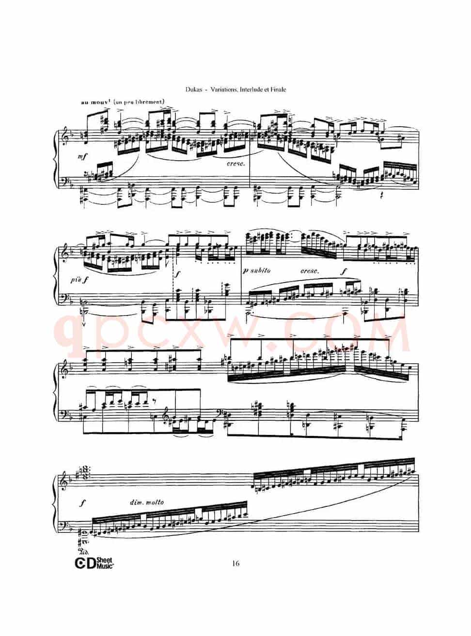 Variations, Interlude & Finale on theme de Rameau(拉摩主题变奏曲、间奏曲和终曲·第一部分)