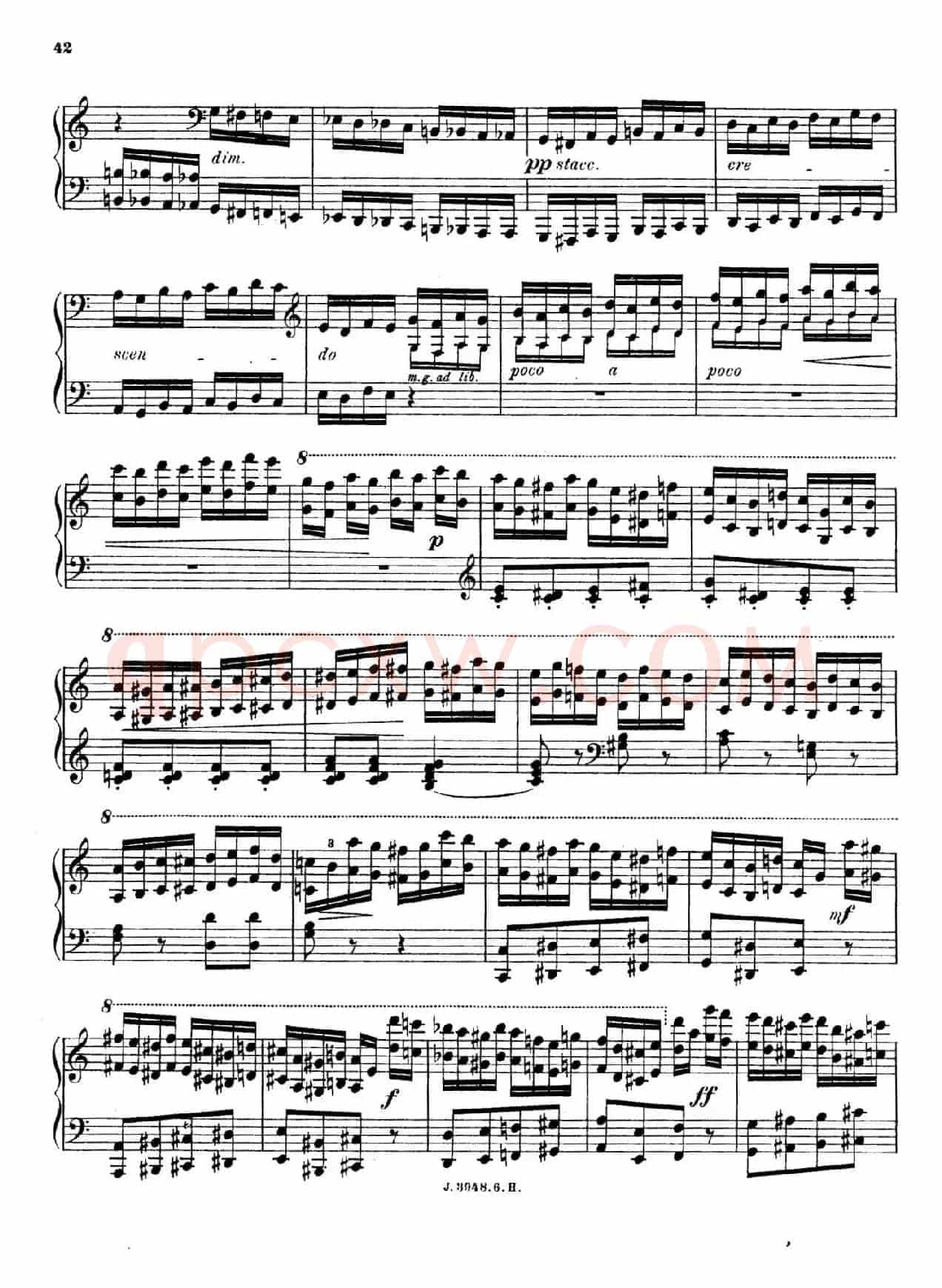 6 Etudes de Concert（6首音乐会练习曲·6）