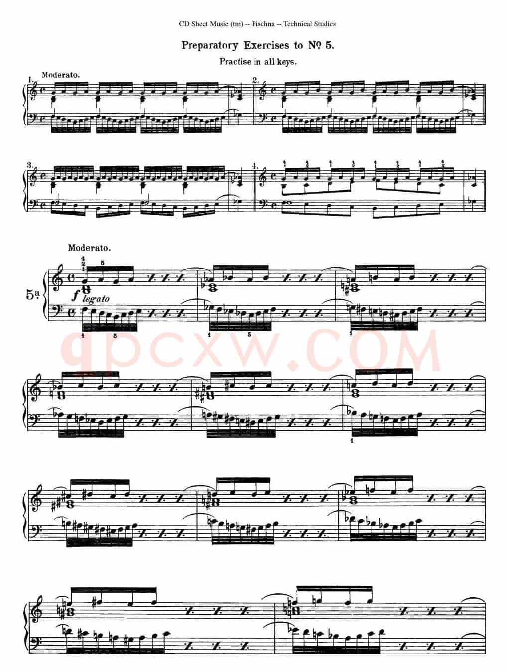 Technical Studies 60 Progressive Exercises (60首钢琴循序渐进练习曲 P1——10)