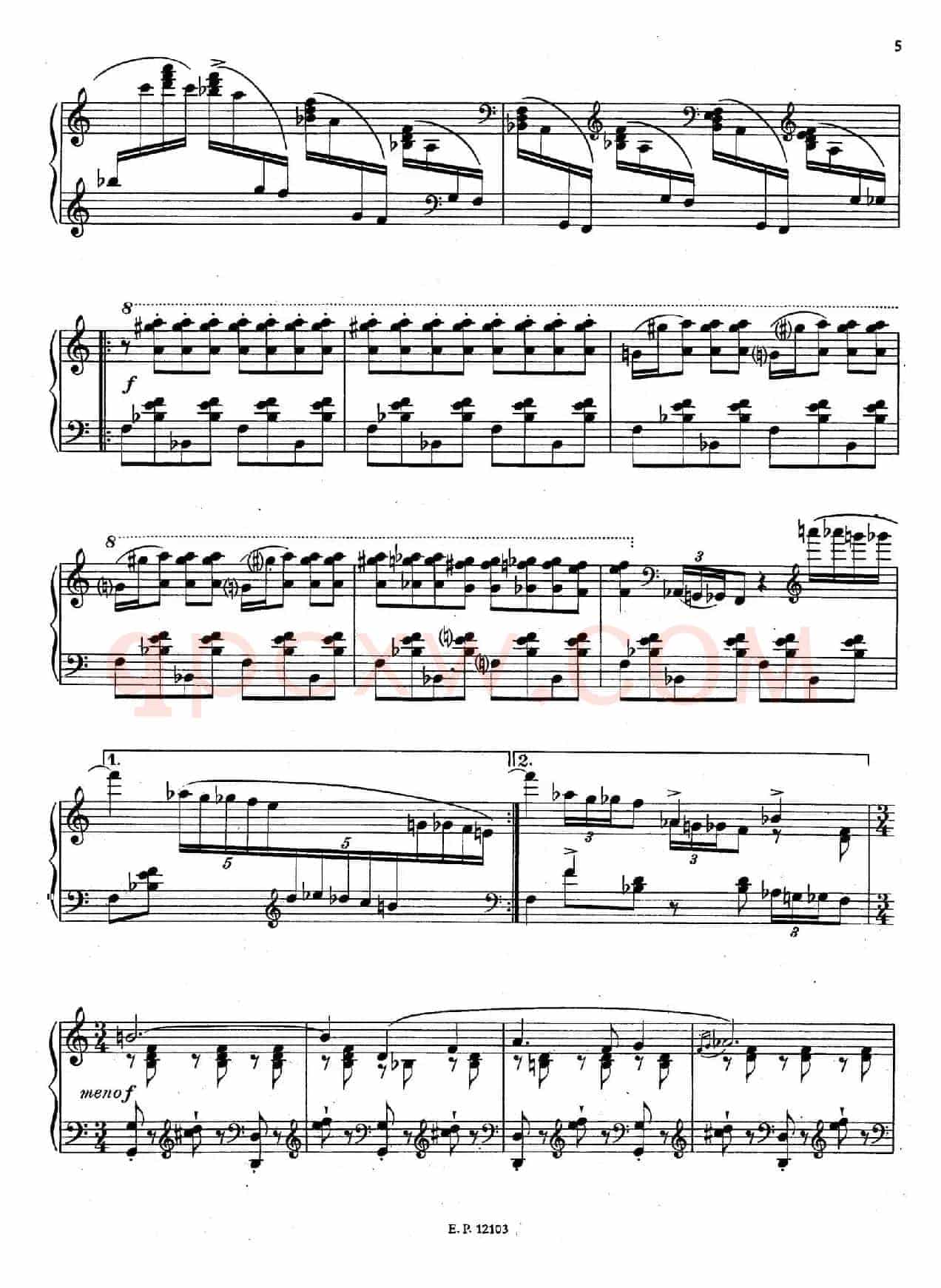Sabre Dance(马刀舞曲)(索兰改编钢琴独奏版)