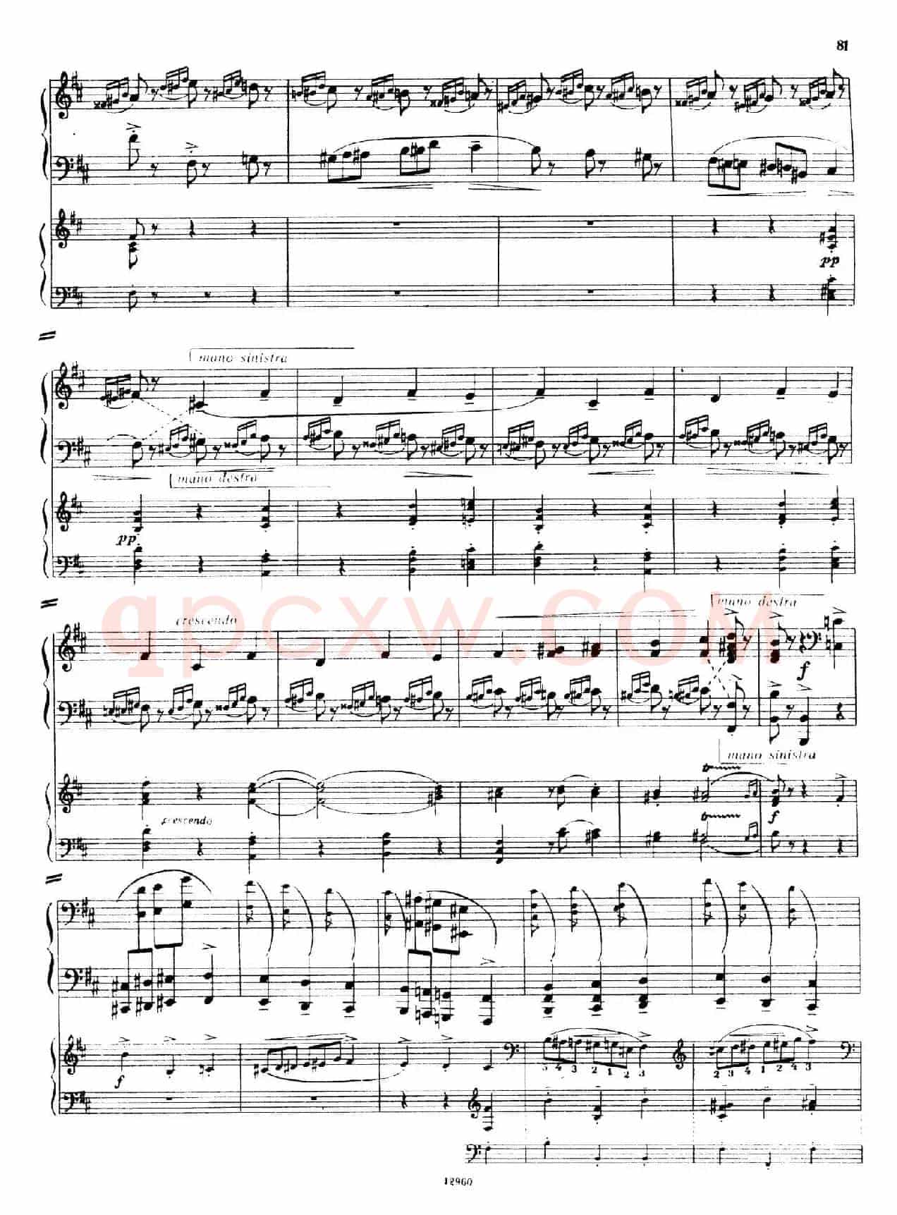 Piano Concerto No.2 in c Minor Op.50(c小调第二钢琴协奏曲·Ⅲ·双钢琴)