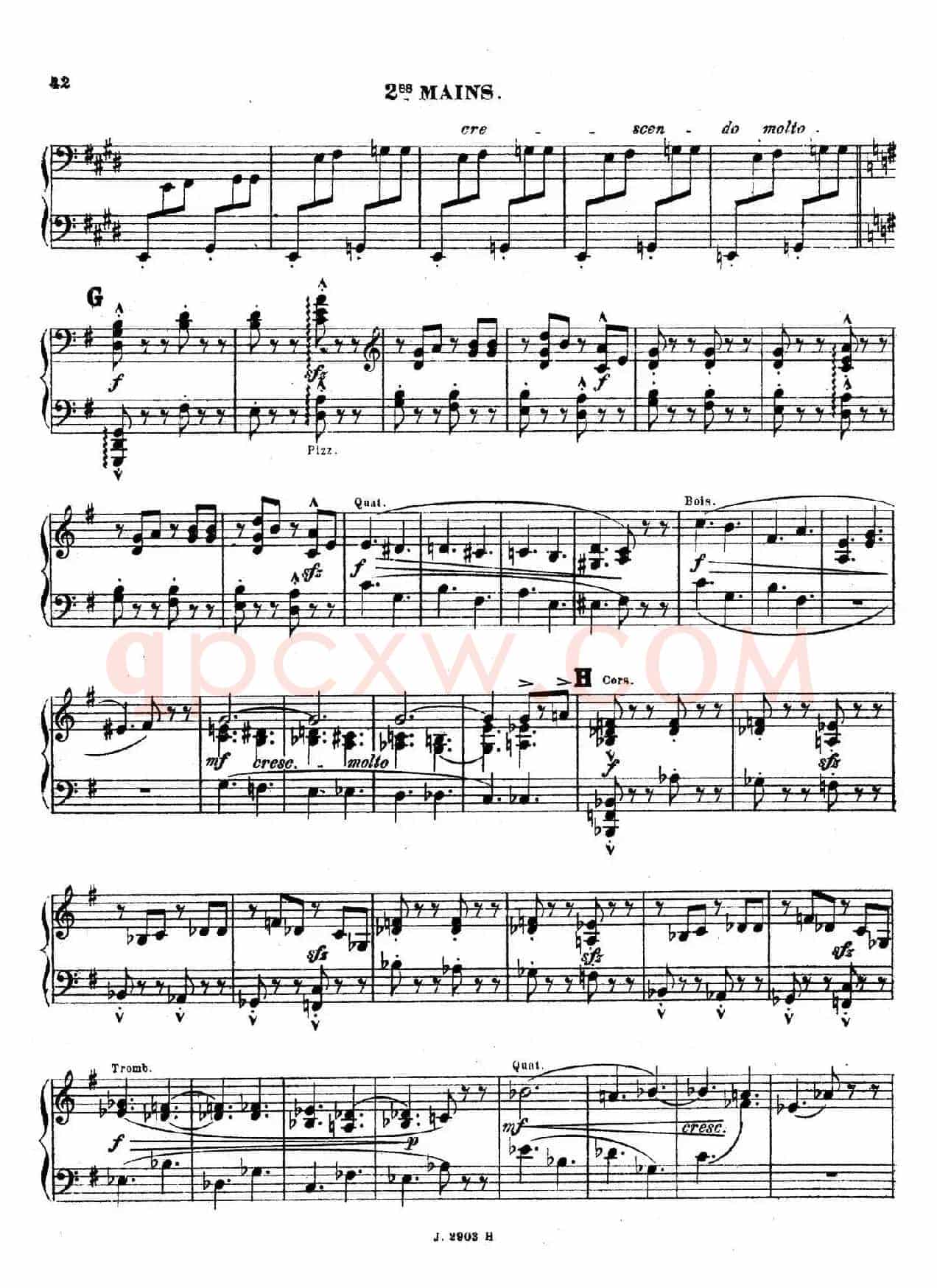 Symphony on a French Mountain Air Op.25(法国山歌交响曲·双钢琴·Ⅲ)