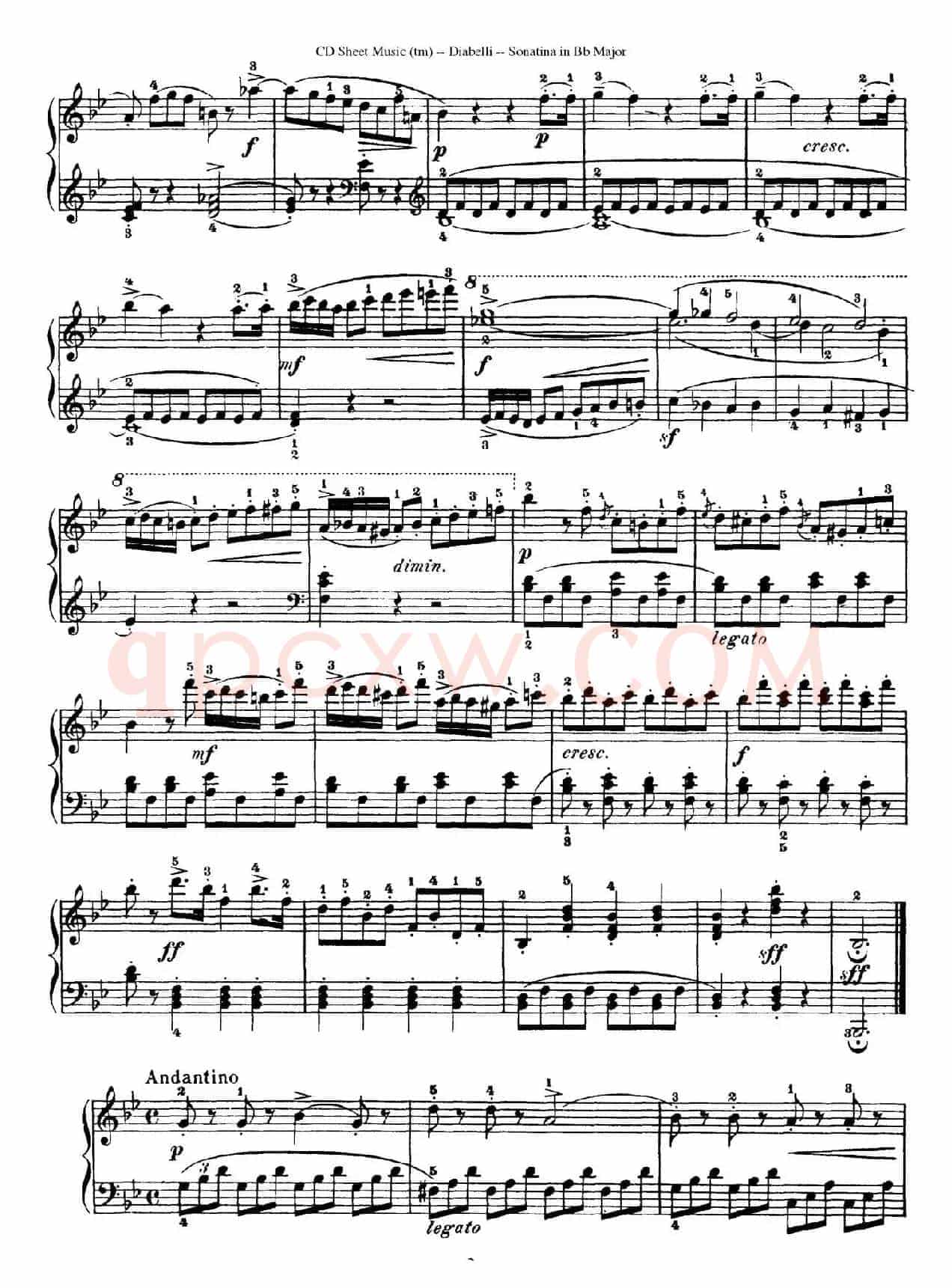 7 Piano Sonatinas Op.168(7首钢琴小奏鸣曲 No.4)