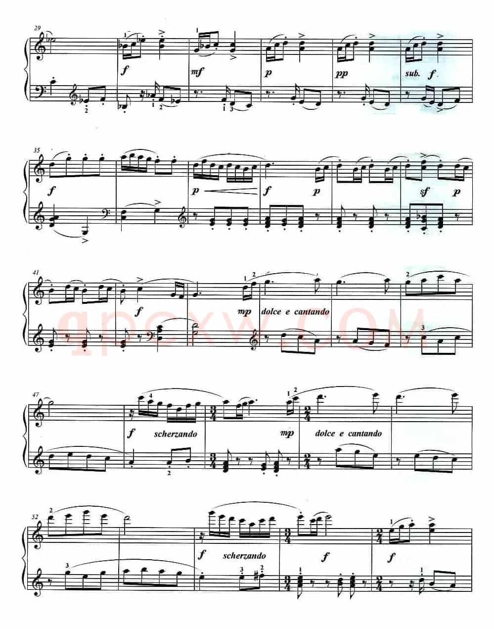 第二小奏鸣曲第一乐章(罗忠镕作曲版)