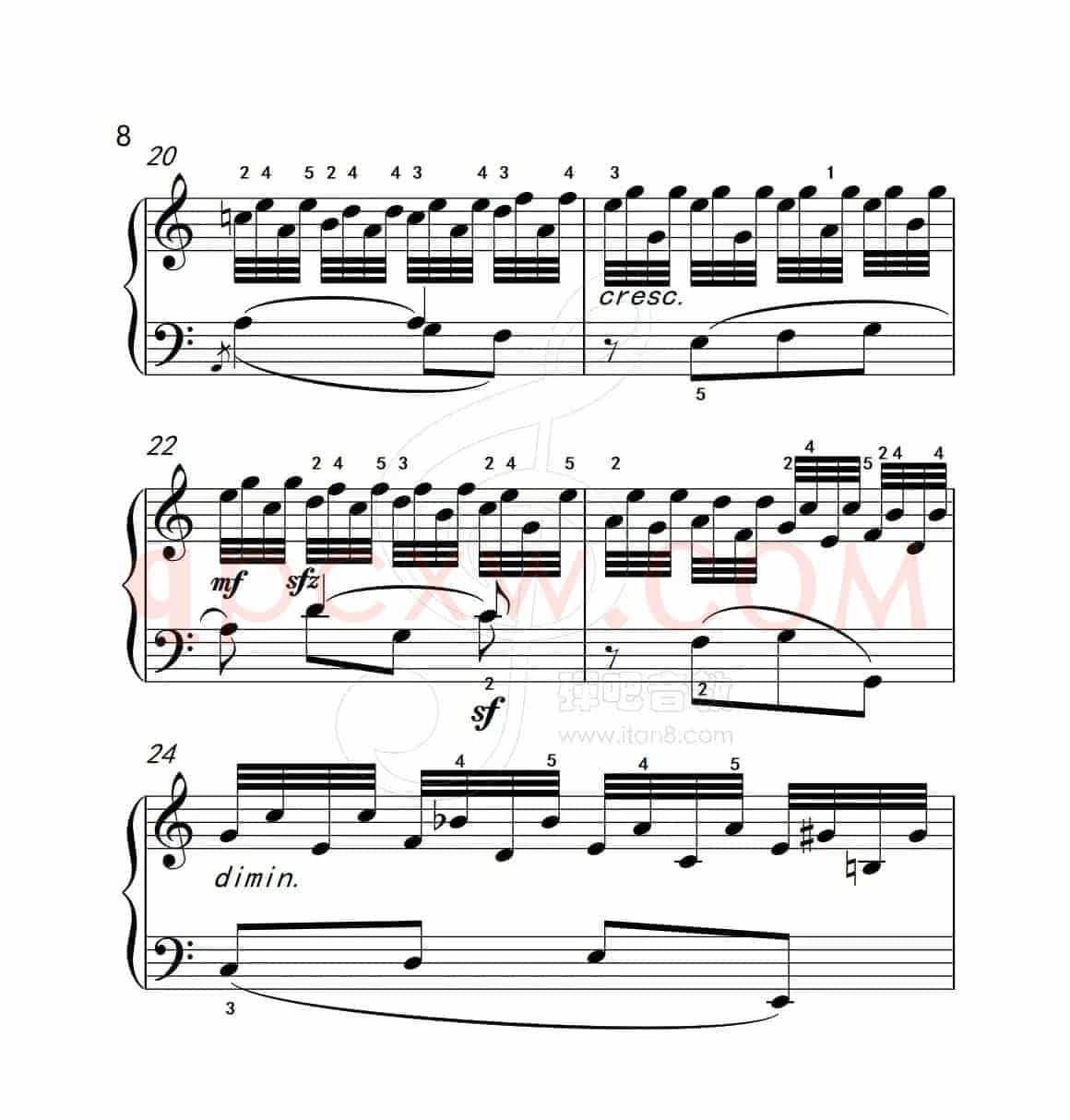 练习曲 3（克拉莫钢琴练习曲60首）