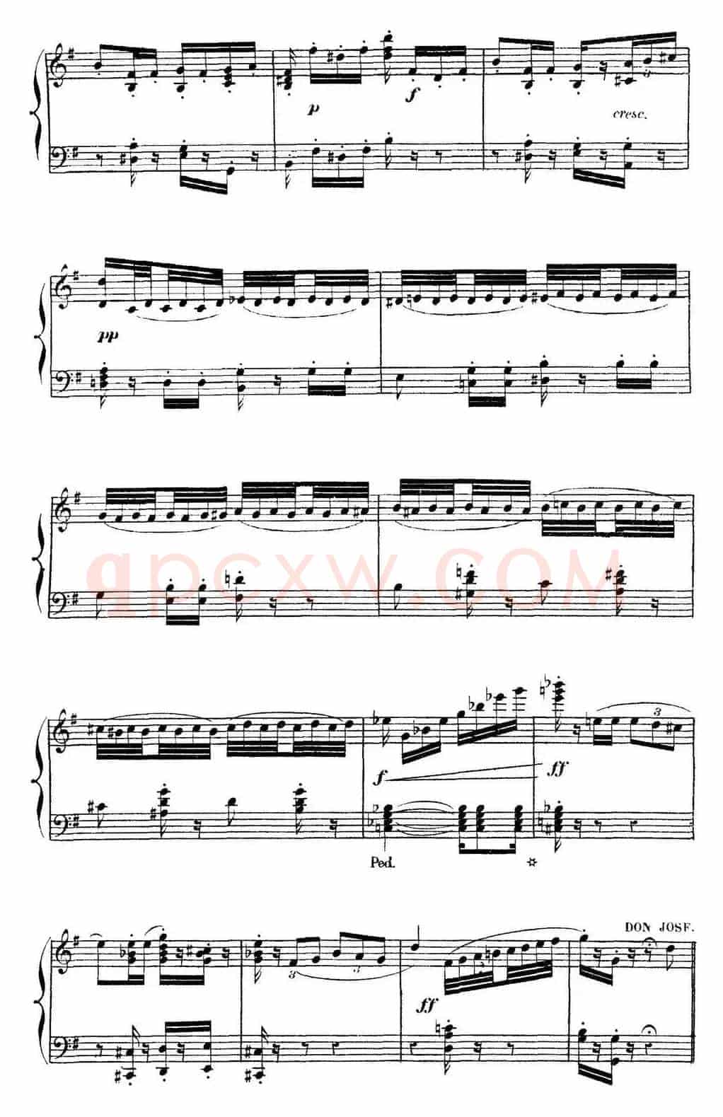 Carmen for Solo Piano（卡门全剧钢琴独奏版）（No.16）