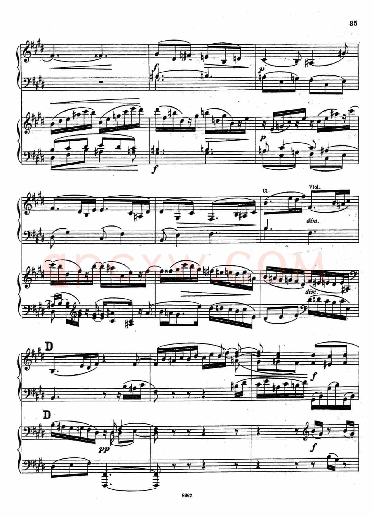 Symphony No.4 in e Minor Op.98(e小调第四交响曲·双钢琴)