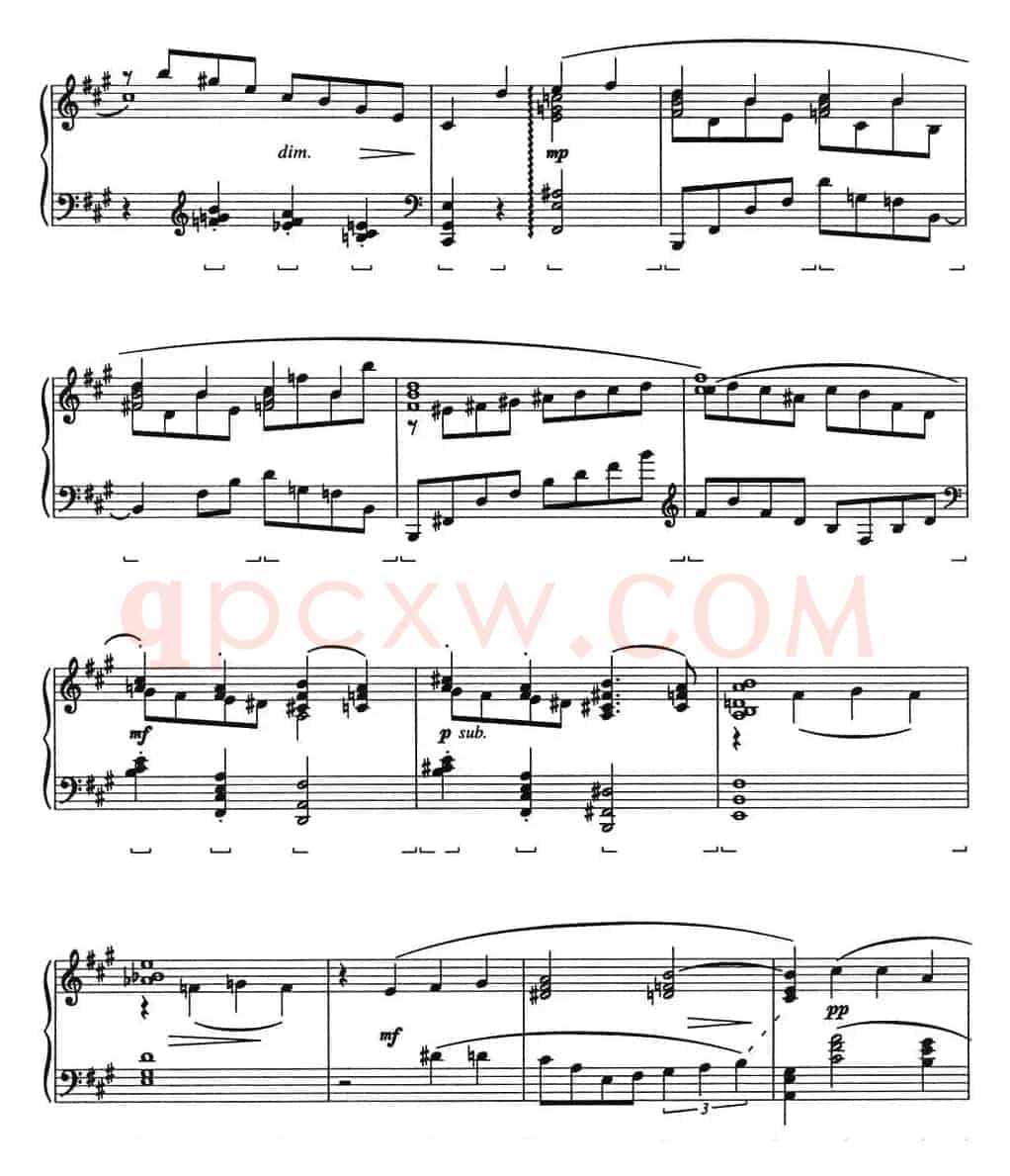 Etude 2.Somebody Loves Me（乔治·格什温练习曲·2、他深爱着我）