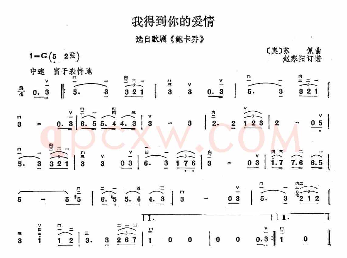 我得到你的爱情