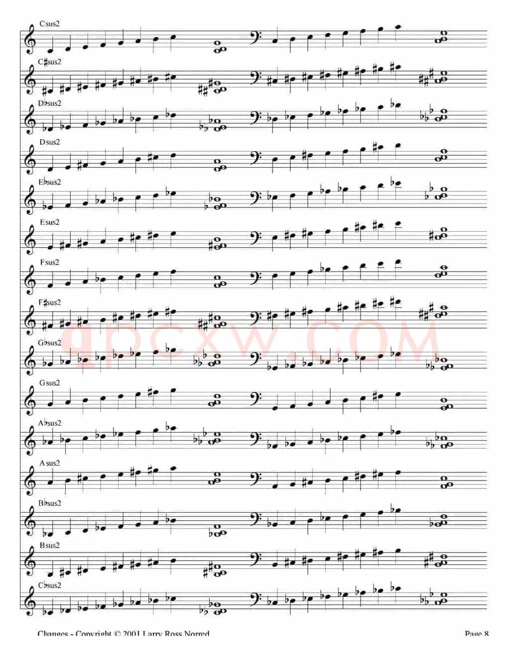 Changes（爵士乐和弦教材）（P1-20）