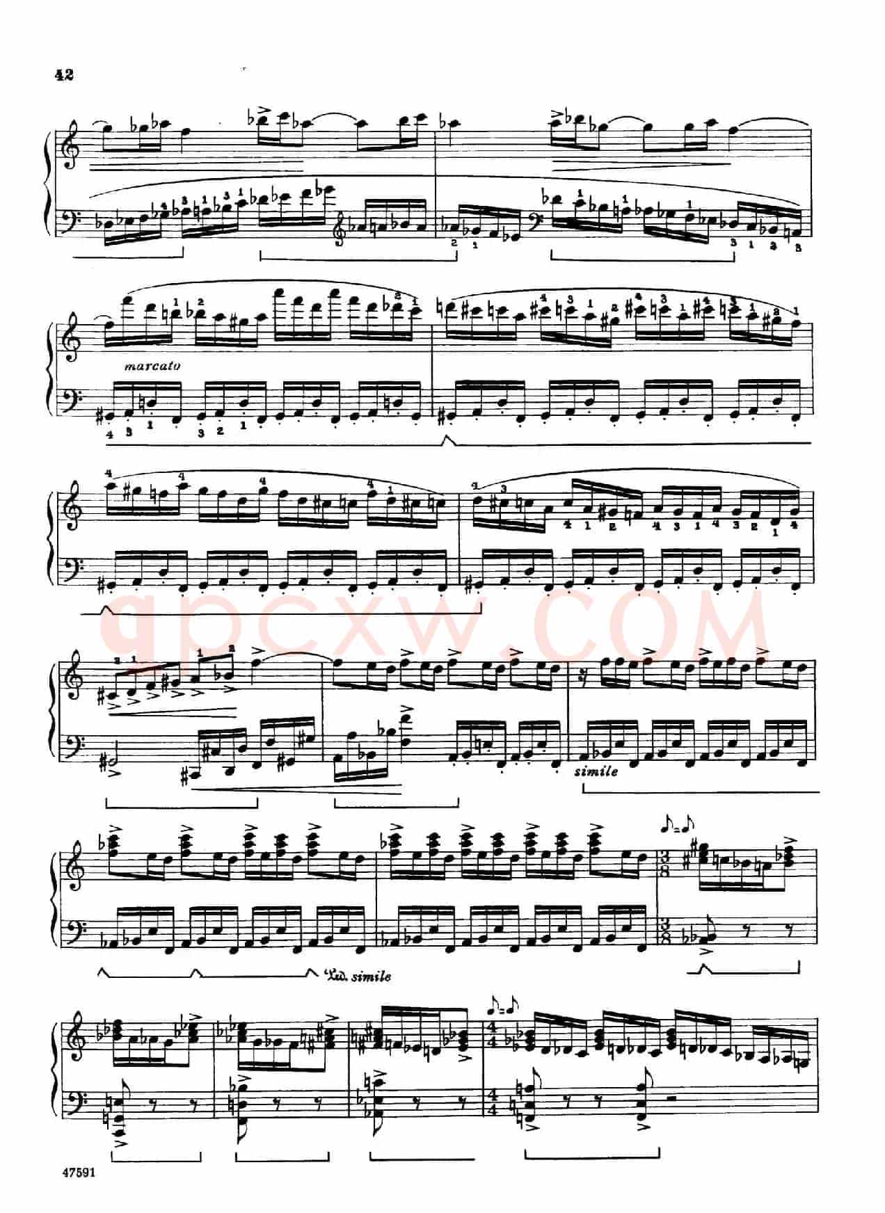 Piano Sonata in E-flat Major Op.95(降E大调钢琴奏鸣曲·Ⅲ)