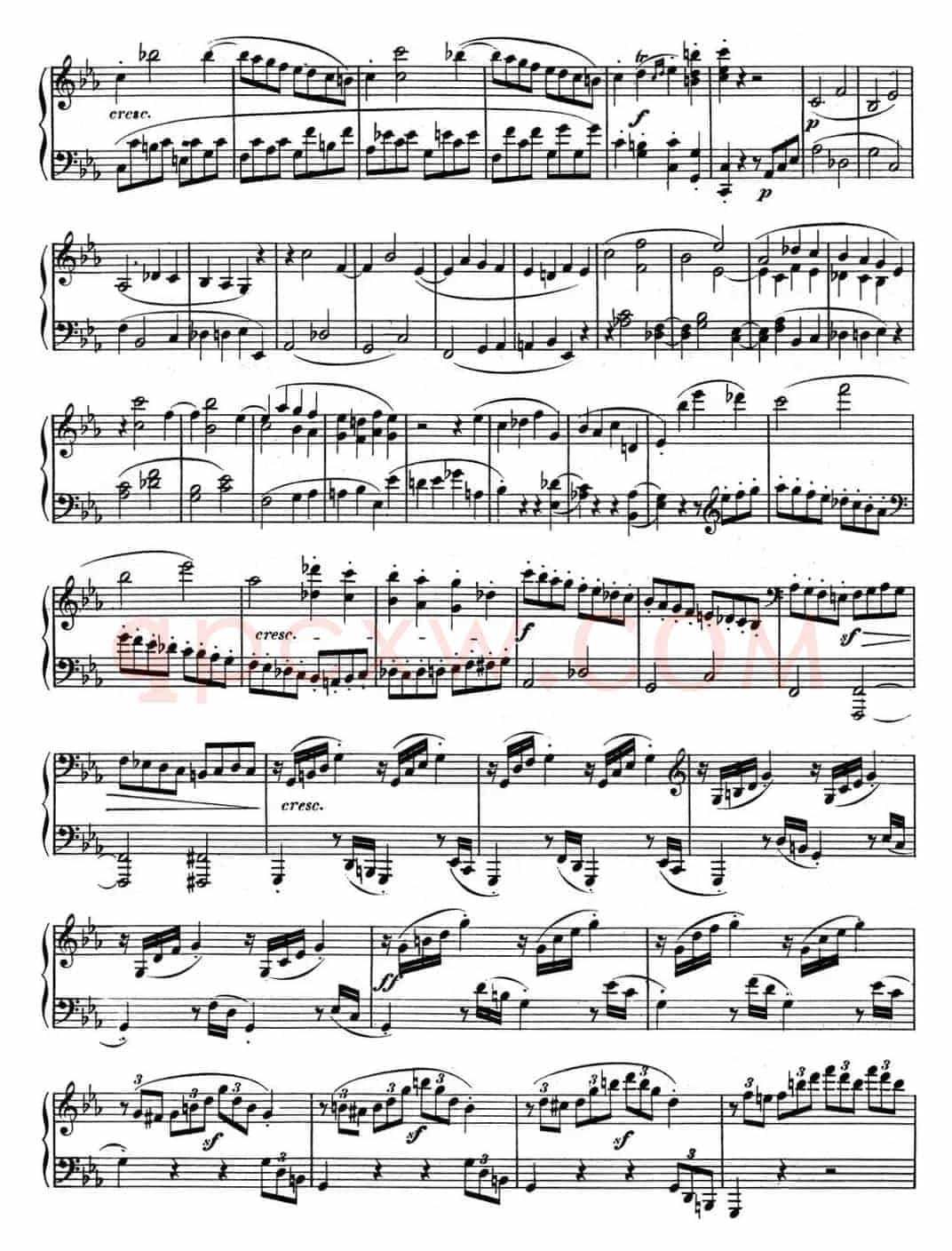 贝多芬钢琴奏鸣曲08 悲怆 C小调 Op.13 C minor