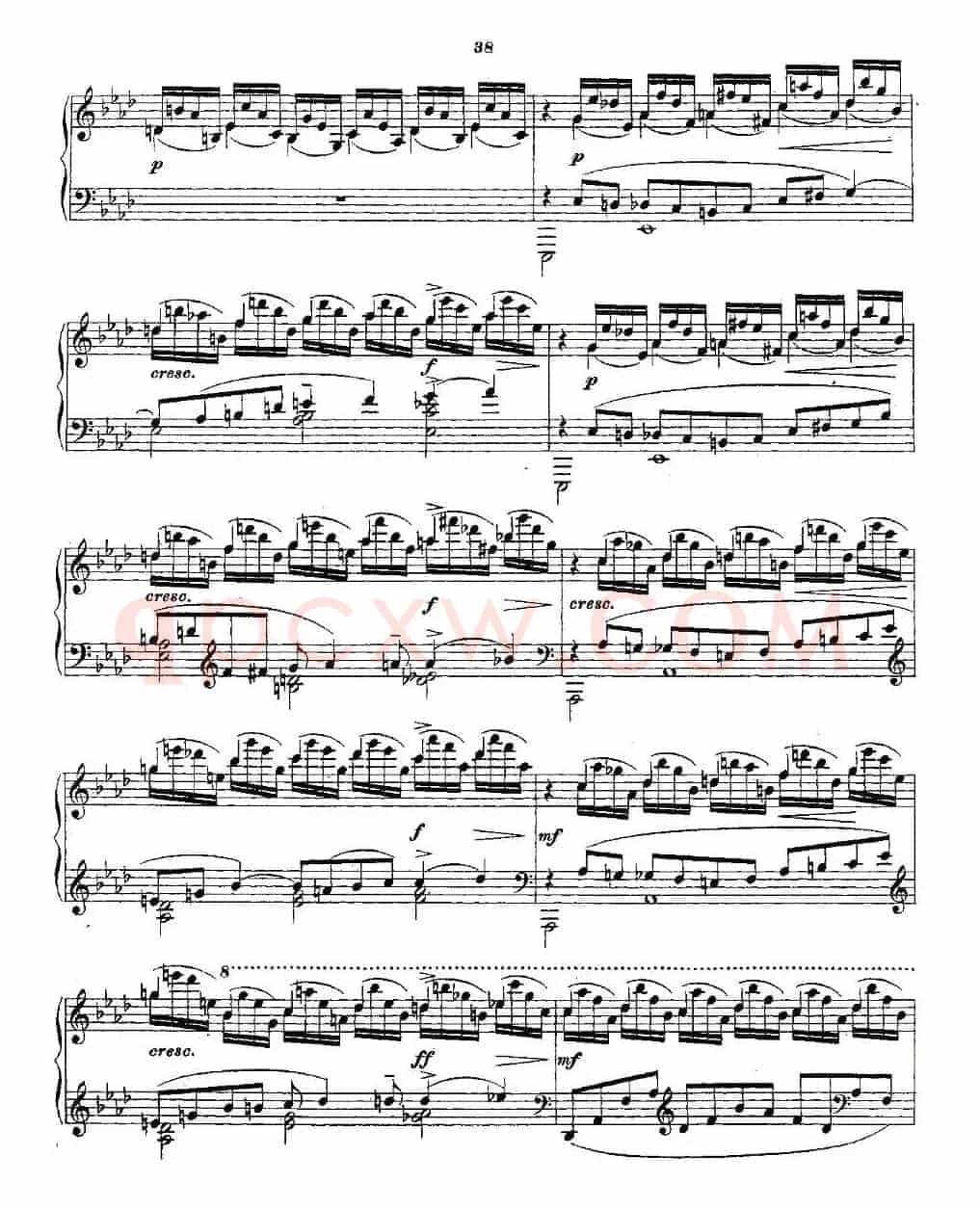 10首《前奏曲》之八（Rachmaninoff 10 Preludes, Op.23）