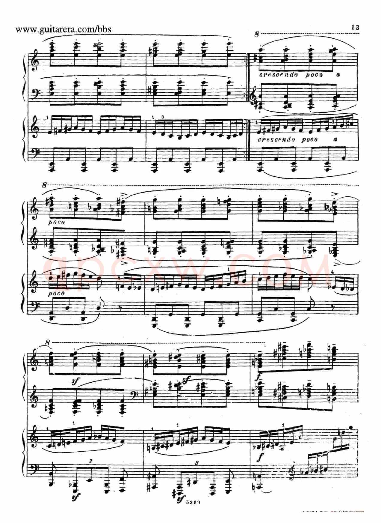 Variation on a Theme by Paganini(帕格尼尼主题变奏曲·双钢琴)