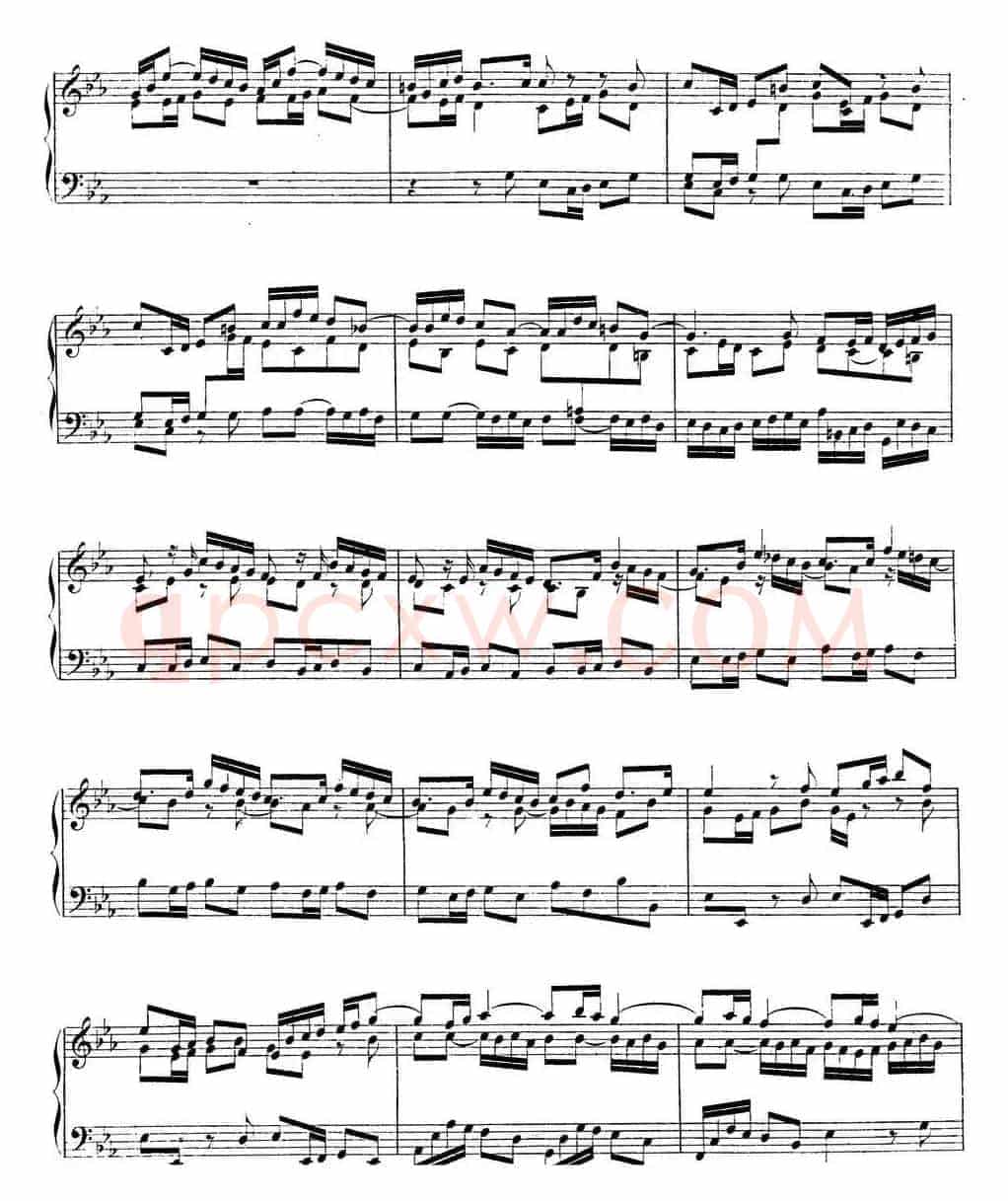Toccata BWV 911（7首托卡塔·No.2 c小调）