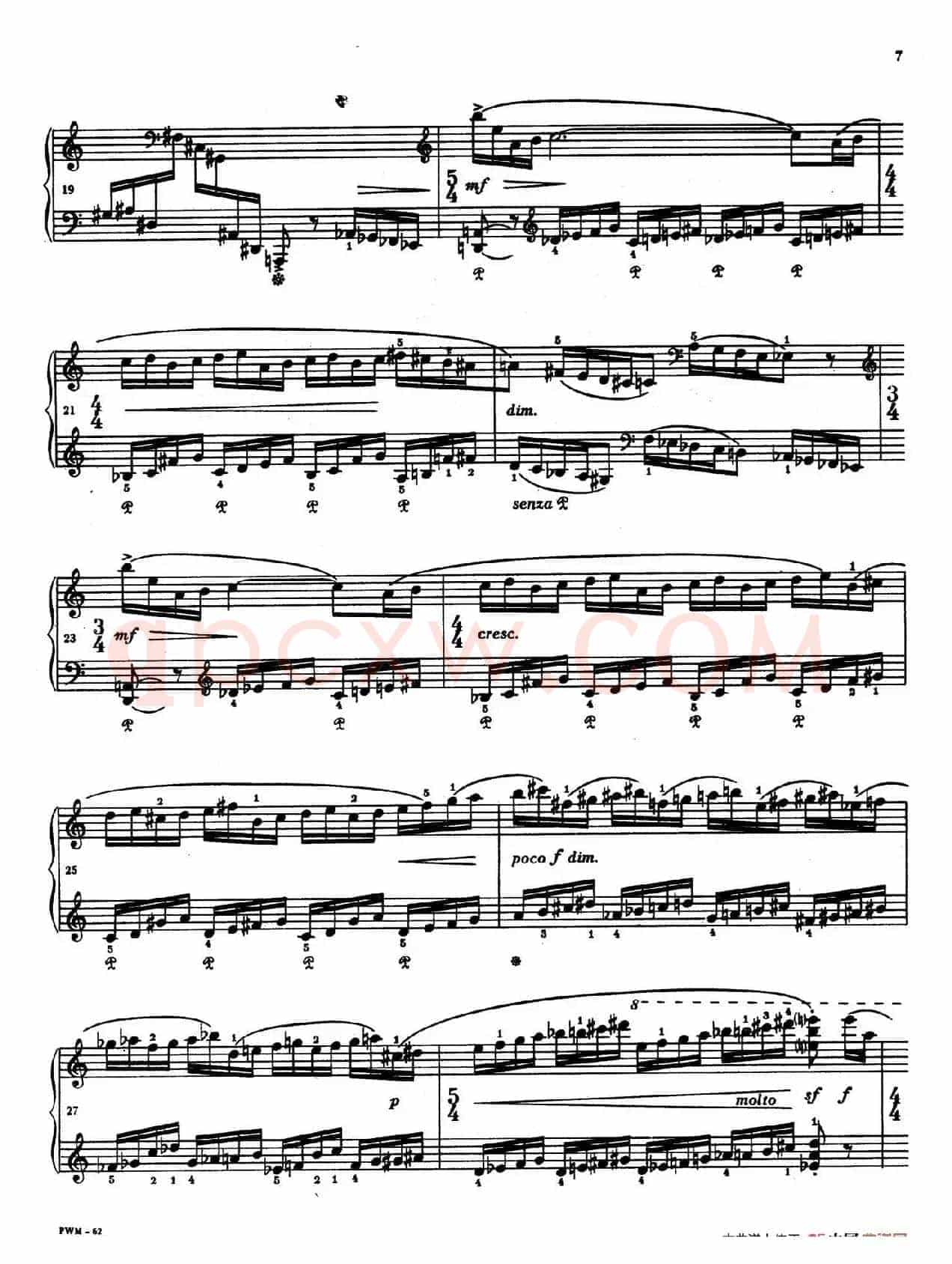 Two Studies(2首练习曲 1. 快板)