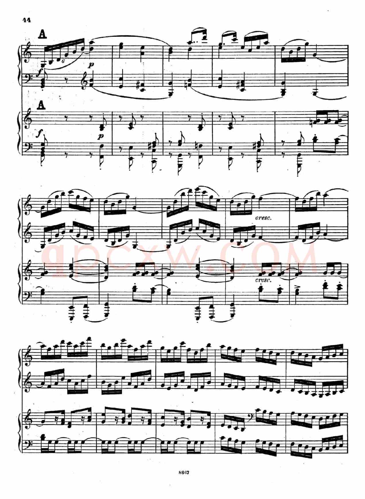 Symphony No.4 in e Minor Op.98(e小调第四交响曲·双钢琴)