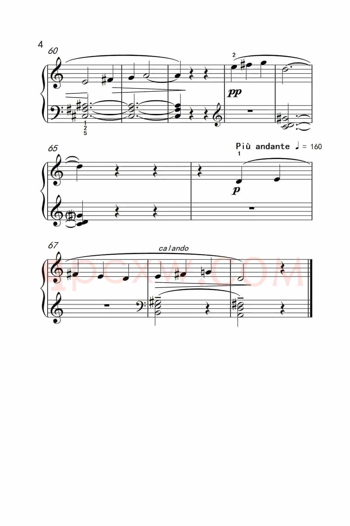 变奏曲（巴托克 小宇宙 钢琴教程 3）