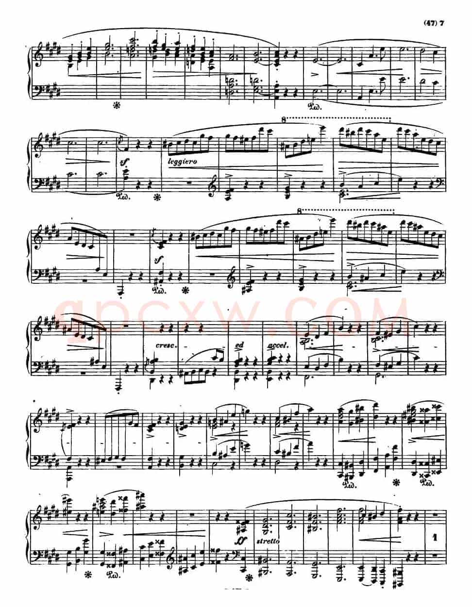 E大调钢琴谐谑曲Op.54(第四号)