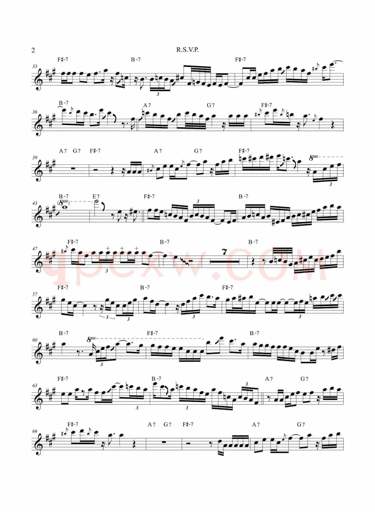 R.S.V.P（次中音萨克斯）