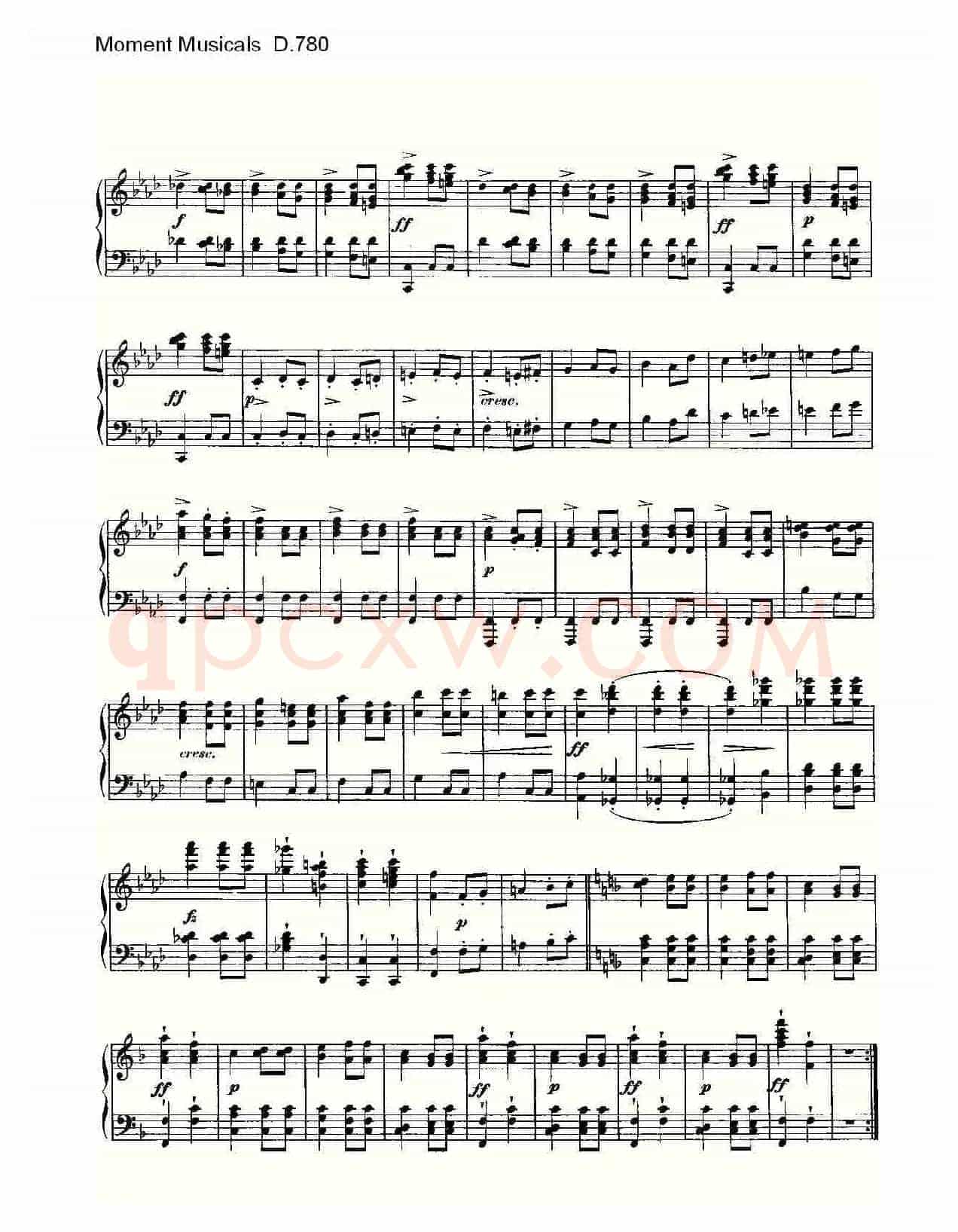 Moment Musicals D.780（6首音乐瞬间）