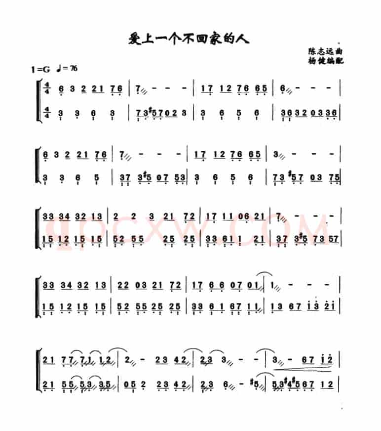 爱上一个不回家的人