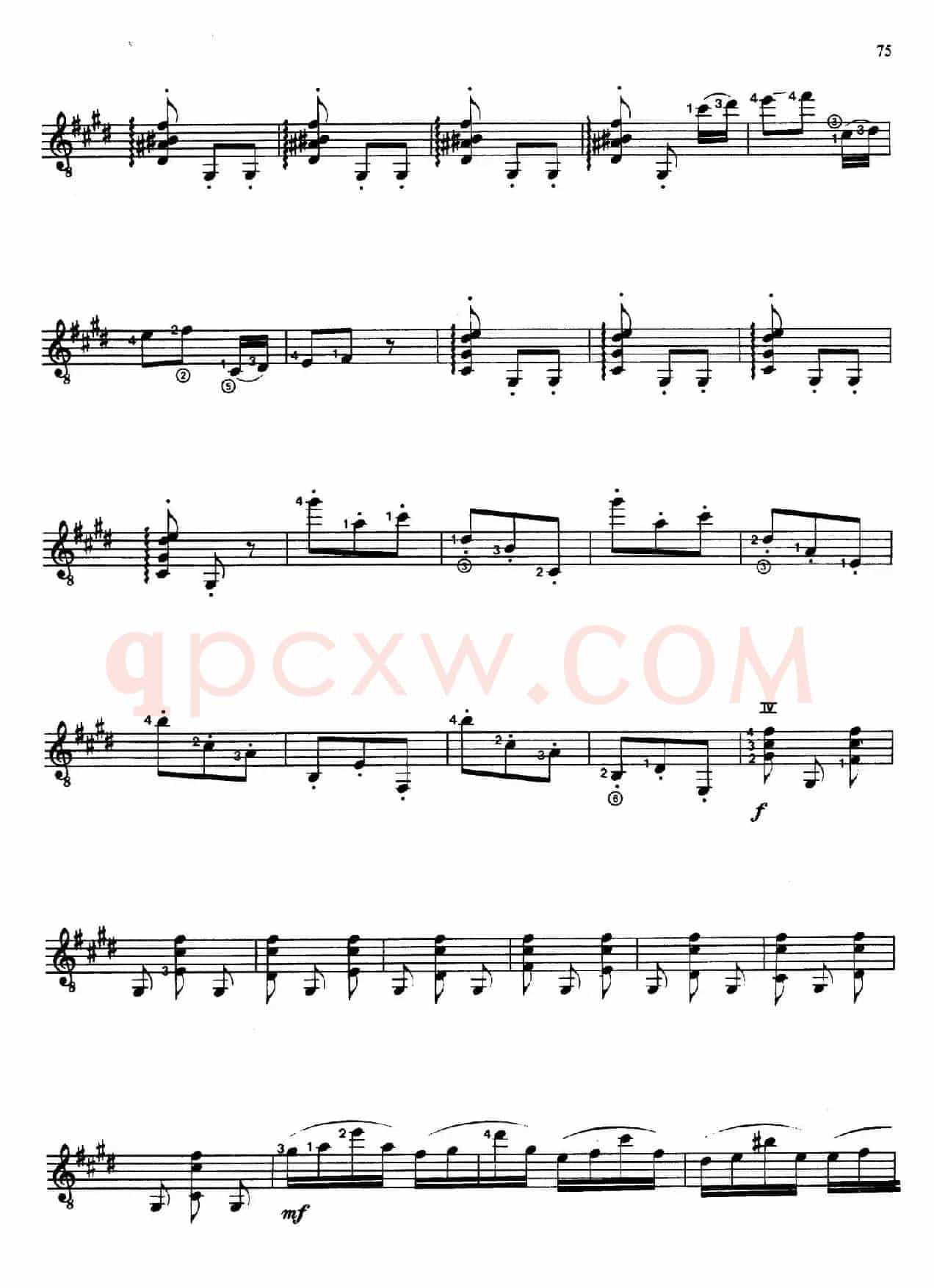 Joaquin Rodrigo Music for Guitar（罗德里戈吉他音乐P69-79（古典吉他）
