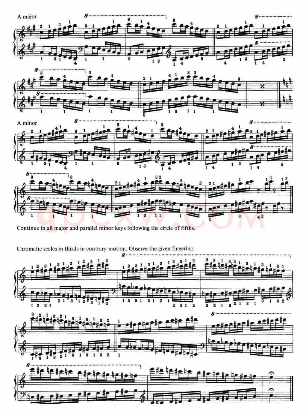 Technical Exercises S.146(李斯特钢琴技巧练习 BOOKⅢ)