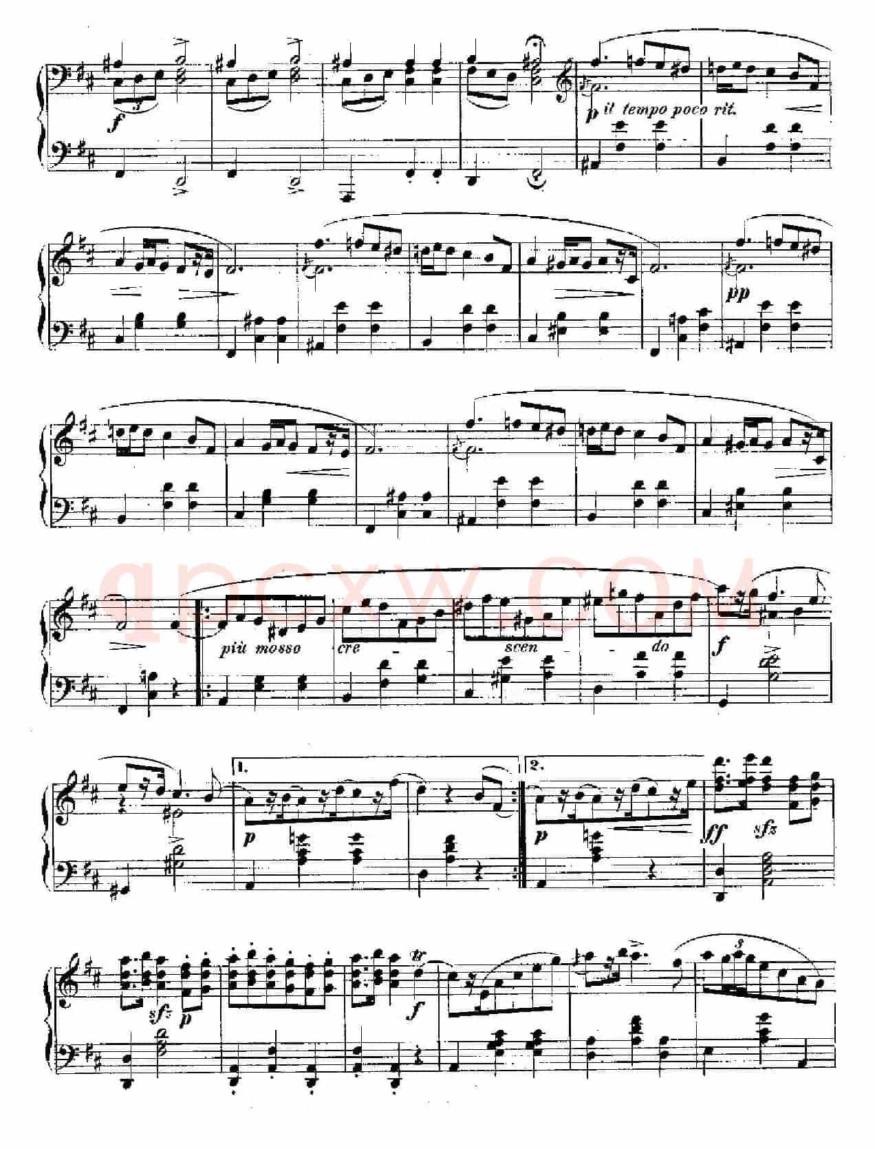 Five Polish National Dance Op.3(5首波兰民族舞曲 No.3)