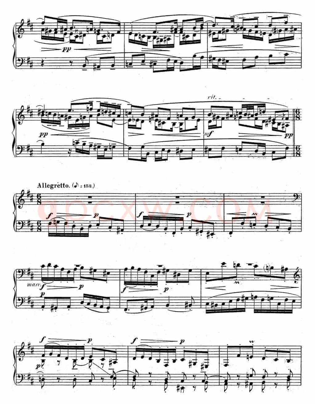 6 Preludes and Fugues Op.99(6首前奏曲与赋格·4)