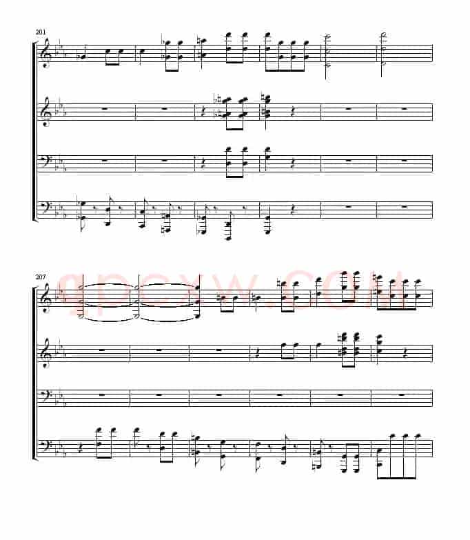 命运交响曲（四手联弹）
