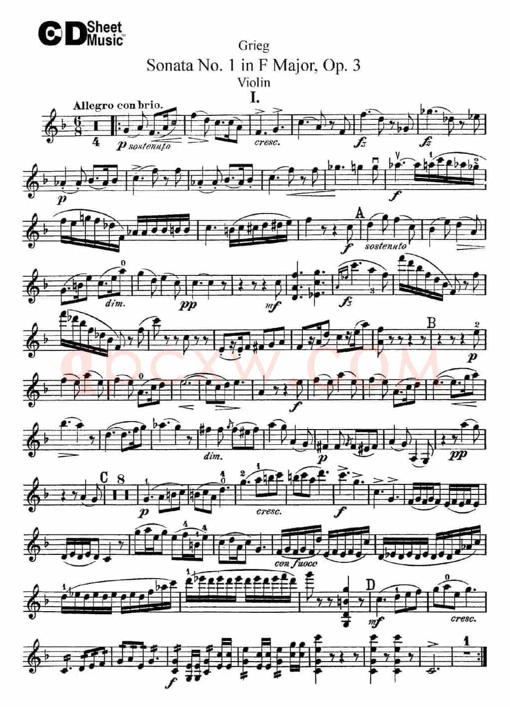 Violin Sonata No.1 Op.3