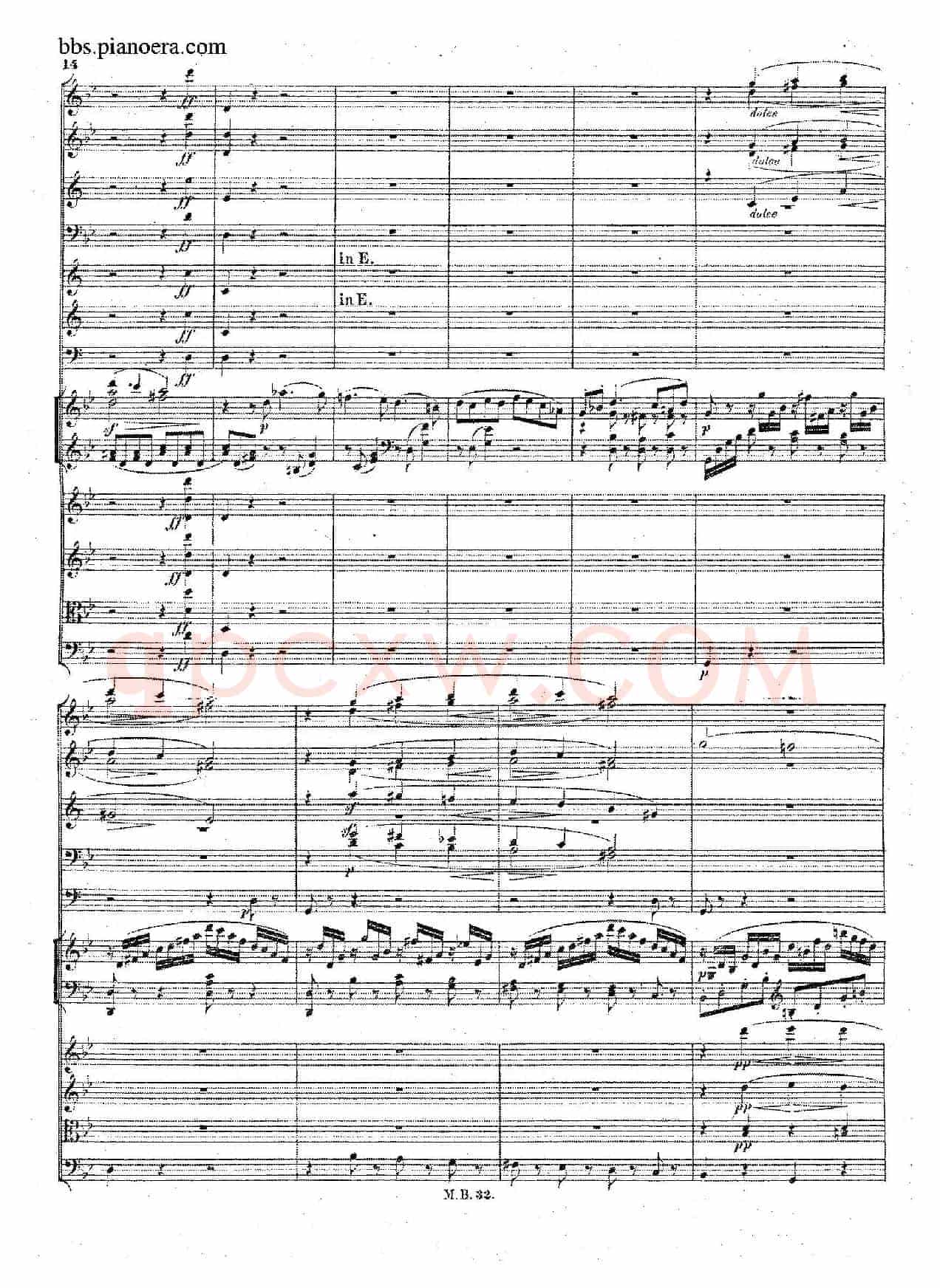 Piano Concerto No.1 in g Minor Op.25(g小调第一钢琴协奏曲·总谱)