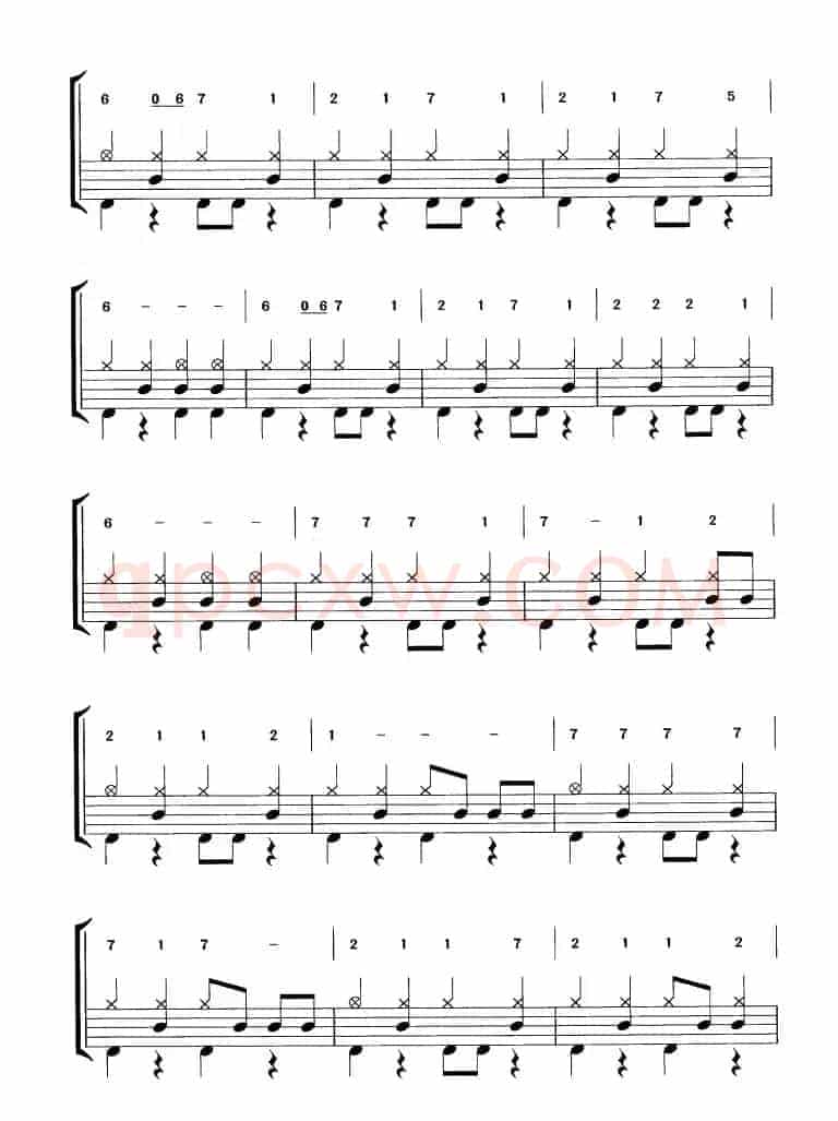 开场曲（鼓谱）