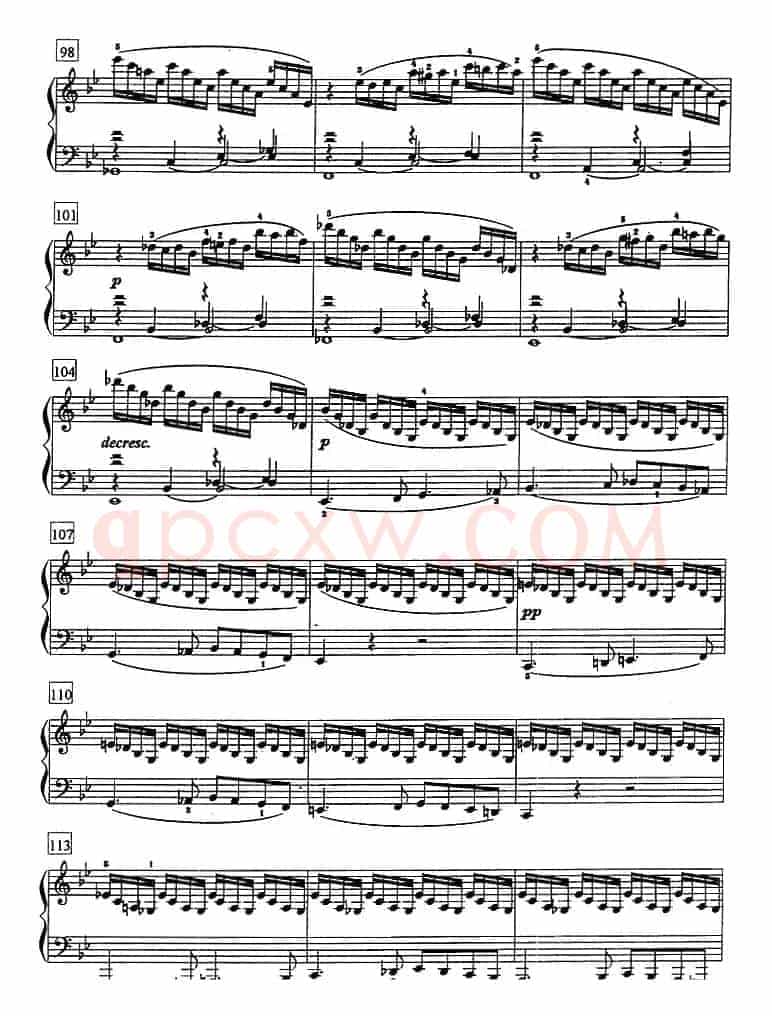 钢琴教程第七级 大型乐曲（降B大调奏鸣曲 Op.22 第一乐章）