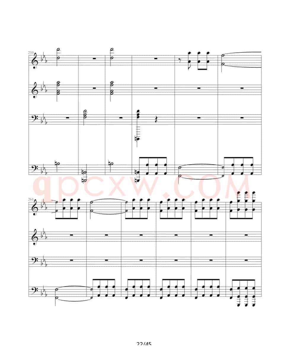 命运交响曲（四手联弹）