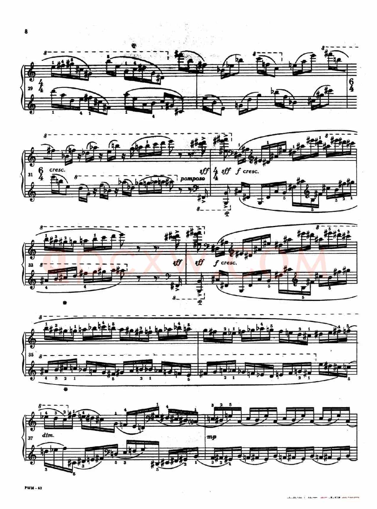 Two Studies(2首练习曲 1. 快板)