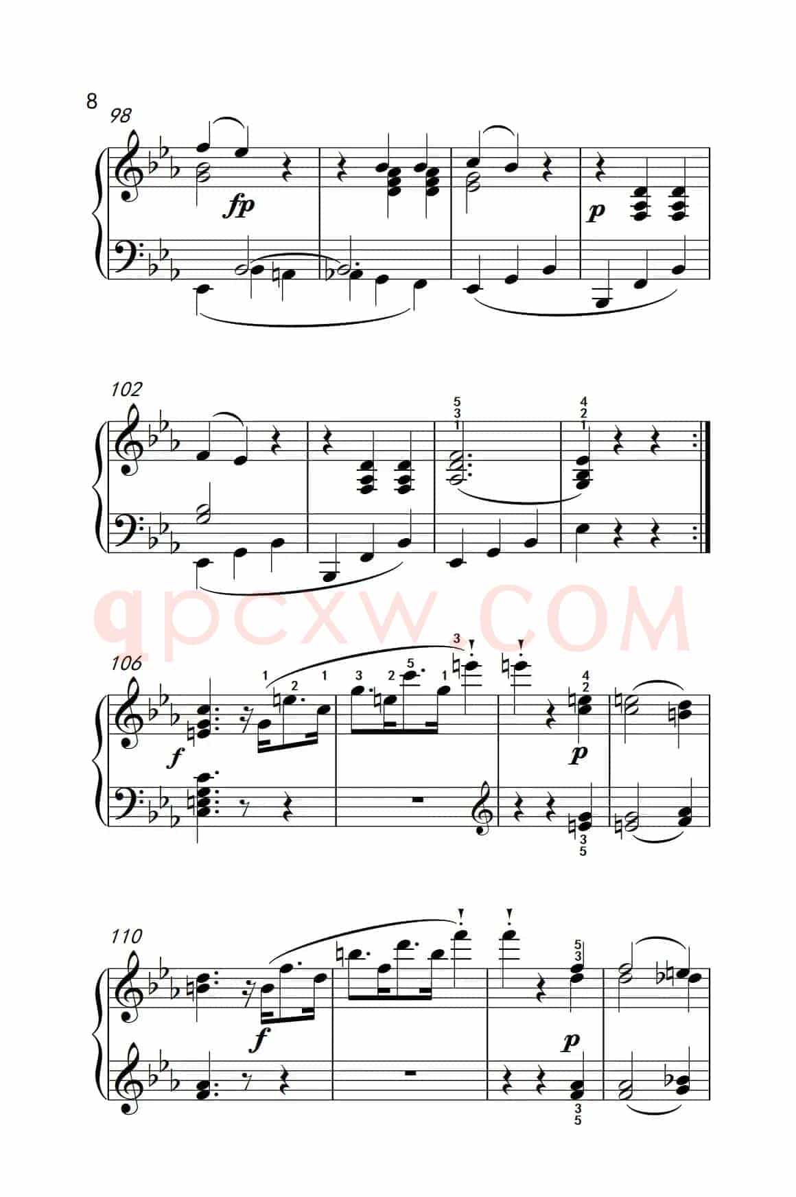 奏鸣曲 Opus 10 Nr.1 第一乐章（贝多芬奏鸣曲集 2）