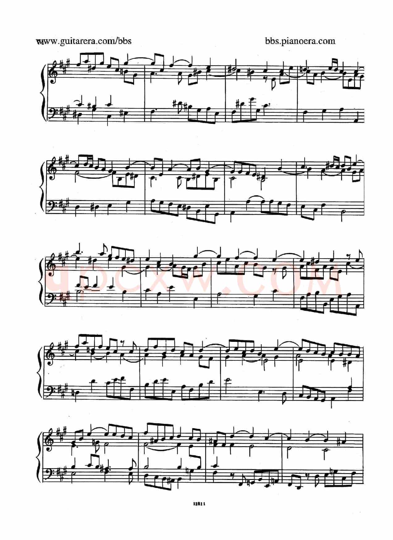 Suite No.6 in f-sharp Minor HWV 431(升f小调第六组曲)