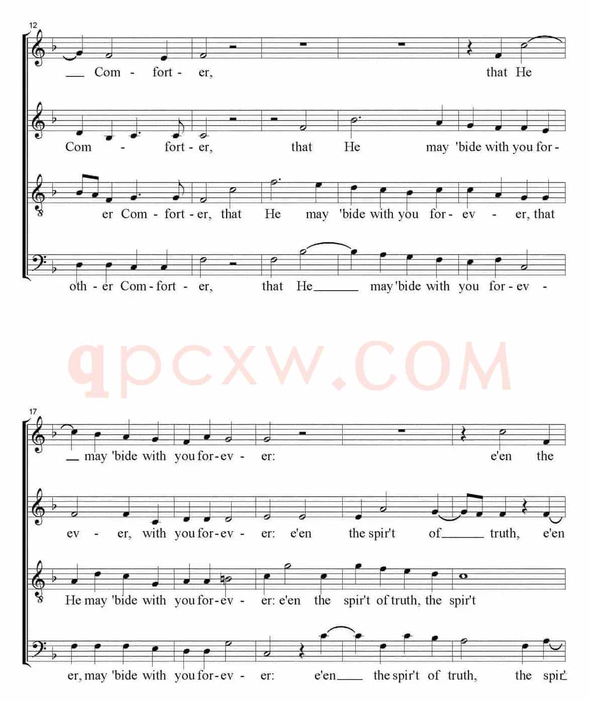 If ye love me（四重奏）
