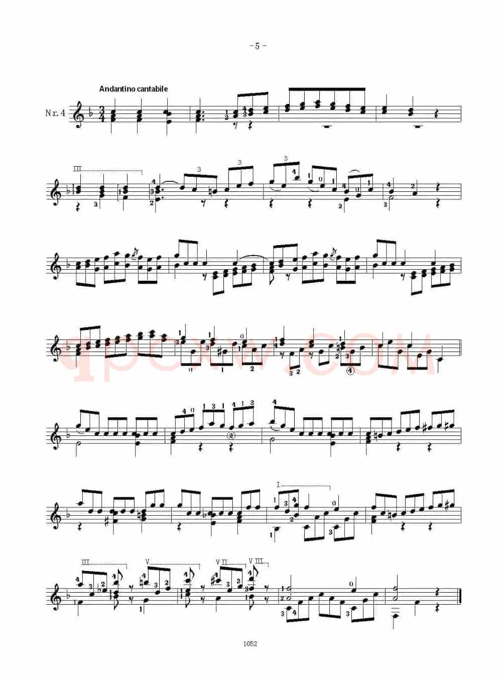 索尔·克斯特26首练习曲之1——5