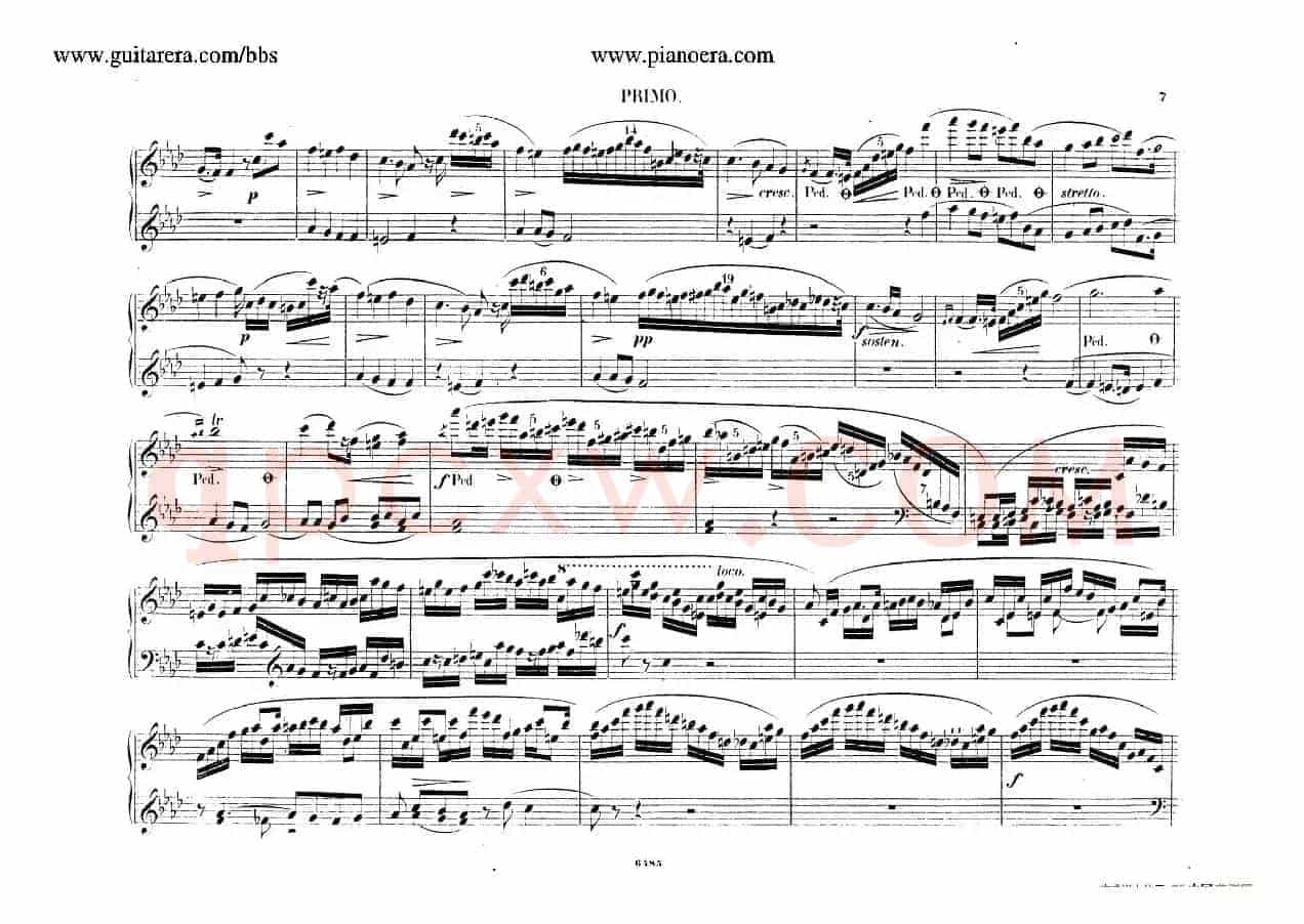 Piano Concerto No.2 in f Minor Op.21(f小调第二钢琴协奏曲·四手联弹版)