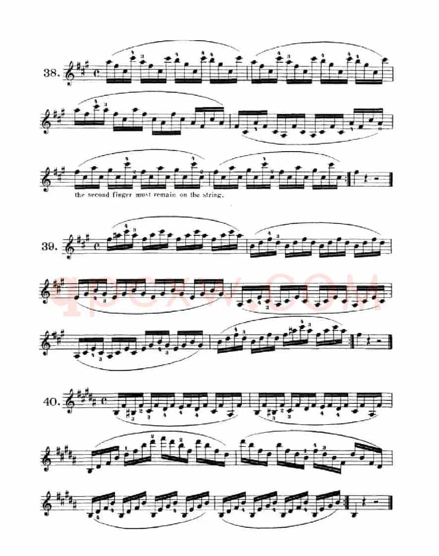 School of Mechanism,Op.74（小提琴技巧 作品.74）