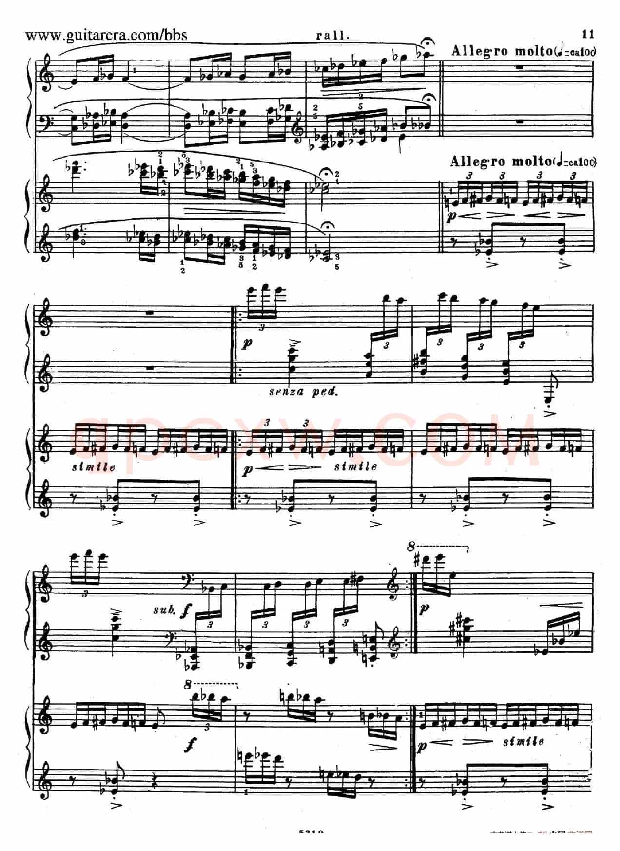 Variation on a Theme by Paganini(帕格尼尼主题变奏曲·双钢琴)