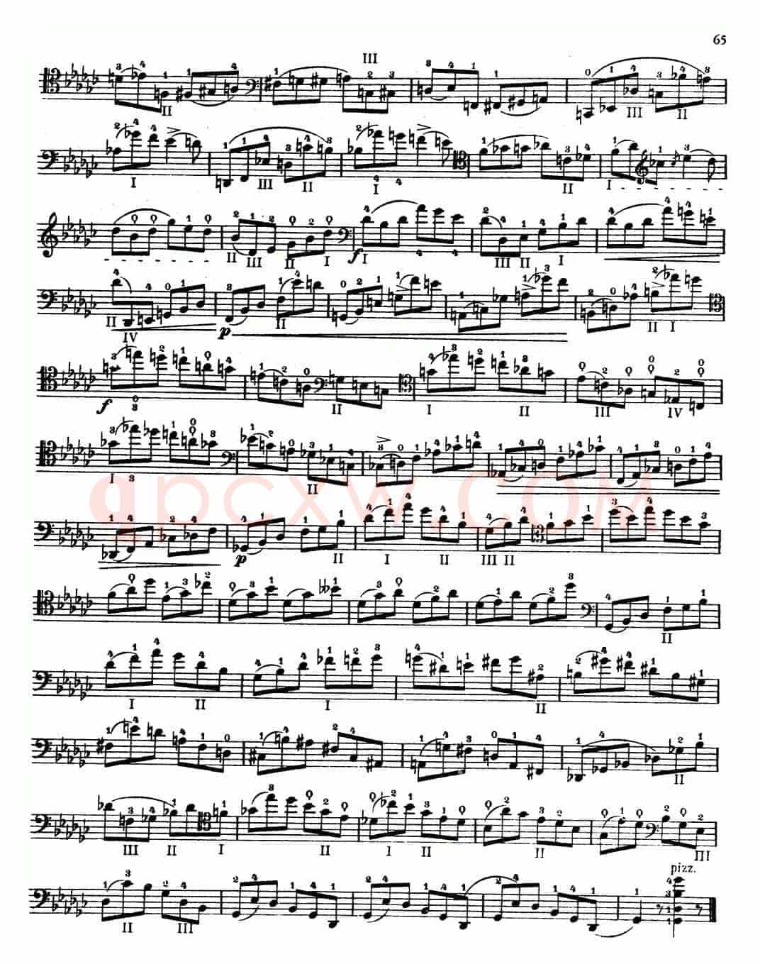 大提琴高级练习曲40首 No.30