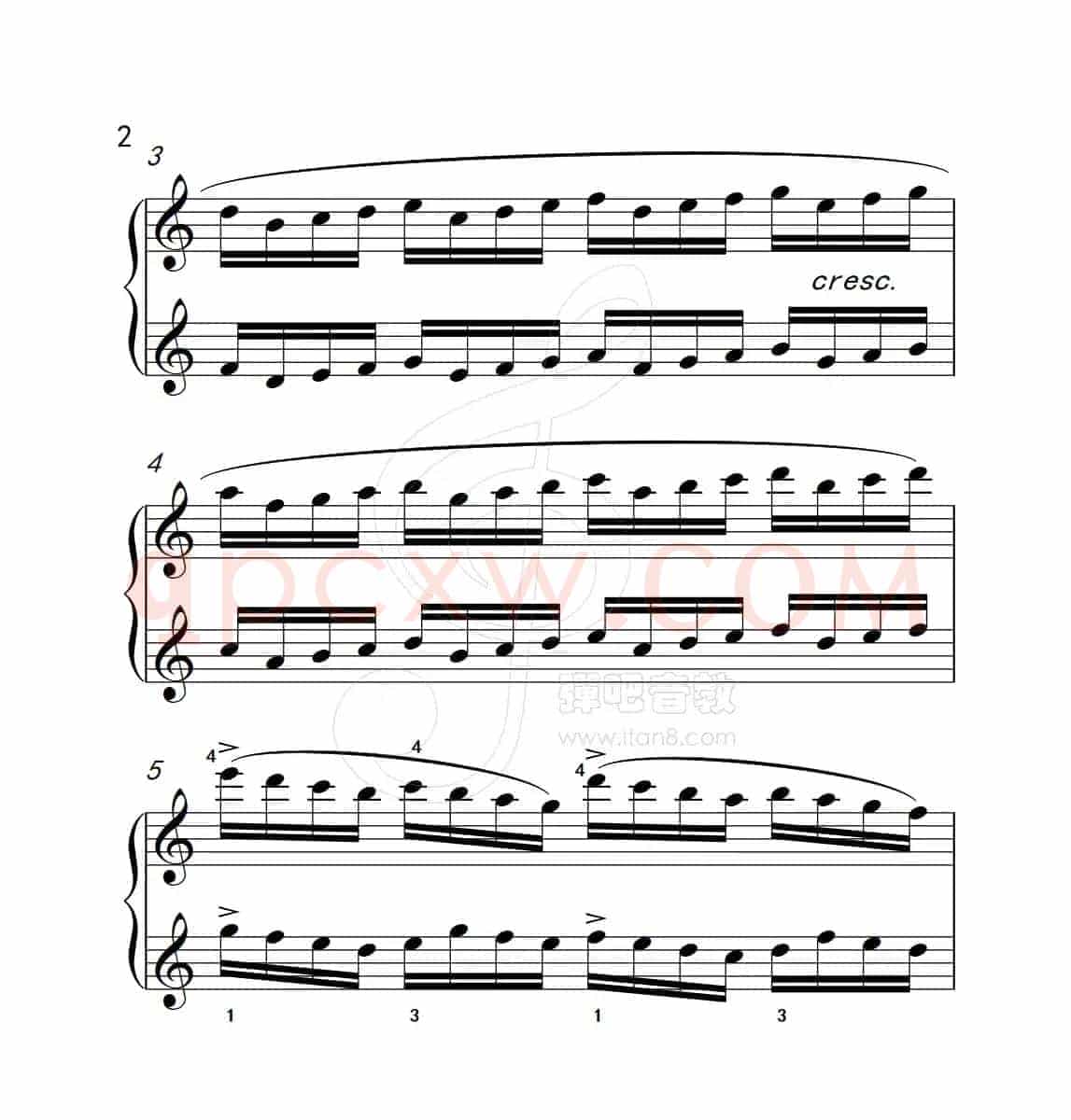 练习曲 1（克拉莫钢琴练习曲60首）