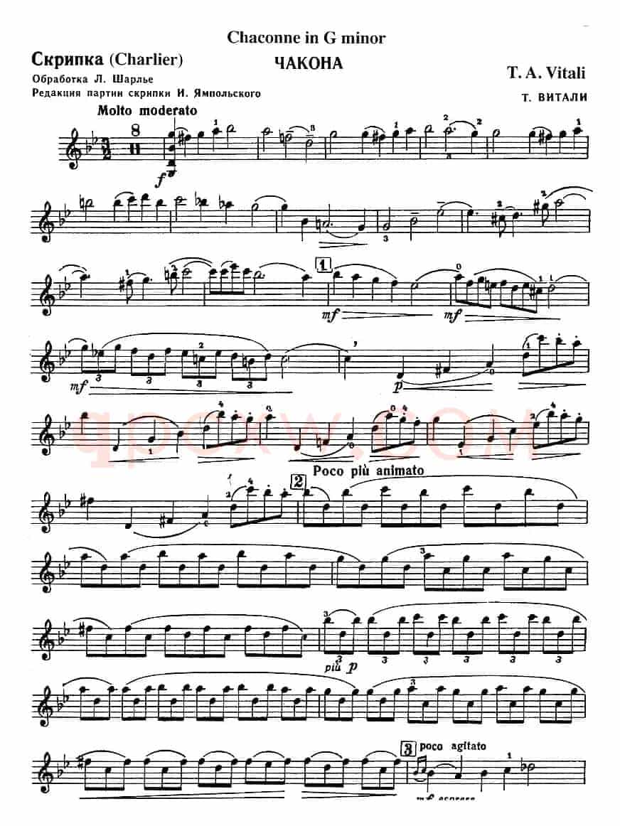 Chaconne in G minor（G小调恰空）